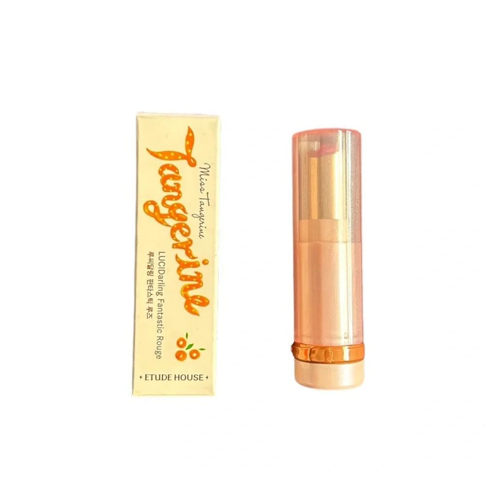 Etude House Miss Tangerine LUCIDarling Fantastic Rouge Lipstick 12 Pink Disc NWT